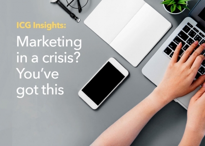 Marketing in a crisis? You’ve got this